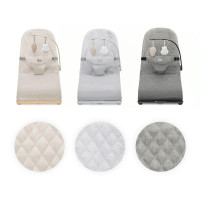 Шезлонг-гойдалка Kinderkraft Mimi Dark Grey (KBMIMI00DGR0000)