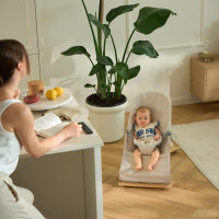 Шезлонг-гойдалка Kinderkraft Mimi Dark Grey (KBMIMI00DGR0000)