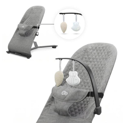 Шезлонг-гойдалка Kinderkraft Mimi Dark Grey (KBMIMI00DGR0000)