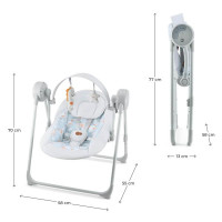 Крісло-гойдалка Kinderkraft Swingee Grey (KBSWIN00GRY0000) Крісло-гойдалка Kinderkraft Swingee Grey (KBSWIN00GRY0000)