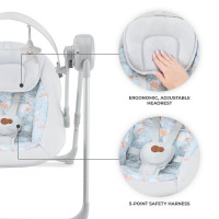 Крісло-гойдалка Kinderkraft Swingee Grey (KBSWIN00GRY0000) Крісло-гойдалка Kinderkraft Swingee Grey (KBSWIN00GRY0000)