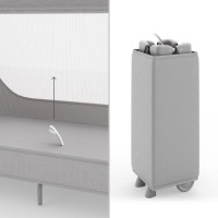 Коляска-манеж Kinderkraft Leody Up Grey (KCLEODUPGRY0000)