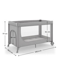 Коляска-манеж Kinderkraft Leody Up Grey (KCLEODUPGRY0000)