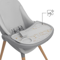Стільчик для годування 2 в 1 Kinderkraft Fini Up Grey (KHFINIUPGRY0000)