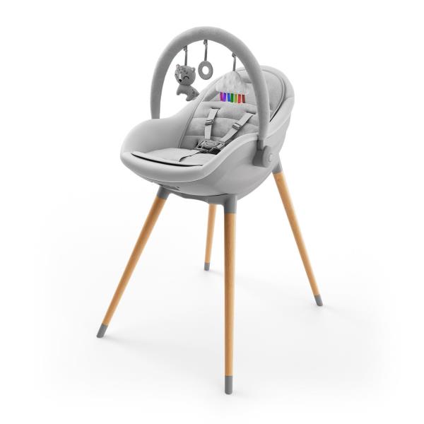 Стільчик для годування 2 в 1 Kinderkraft Fini Up Grey (KHFINIUPGRY0000)