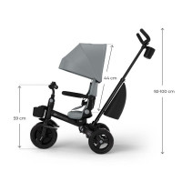 Триколісний велосипед Kinderkraft Aveo 2 Plus Grey (KRAVEO02GRY0000)