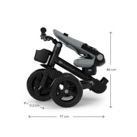 Триколісний велосипед Kinderkraft Aveo 2 Plus Grey (KRAVEO02GRY0000)