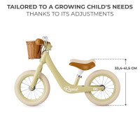 Біговел Kinderkraft Rapid 2, 12" зеленая савана (KRRAPI02GRE0000)
