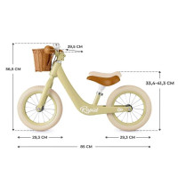 Біговел Kinderkraft Rapid 2, 12" зеленая савана (KRRAPI02GRE0000)
