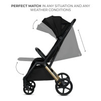 Прогулянкова коляска Kinderkraft Loom Black (KSLOOM00BLK00BS) Прогулянкова коляска Kinderkraft Loom Black (KSLOOM00BLK00BS)