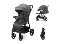 Прогулянкова коляска Kinderkraft Trig 3 Tray Grey (KSTRIG03GRY000T)