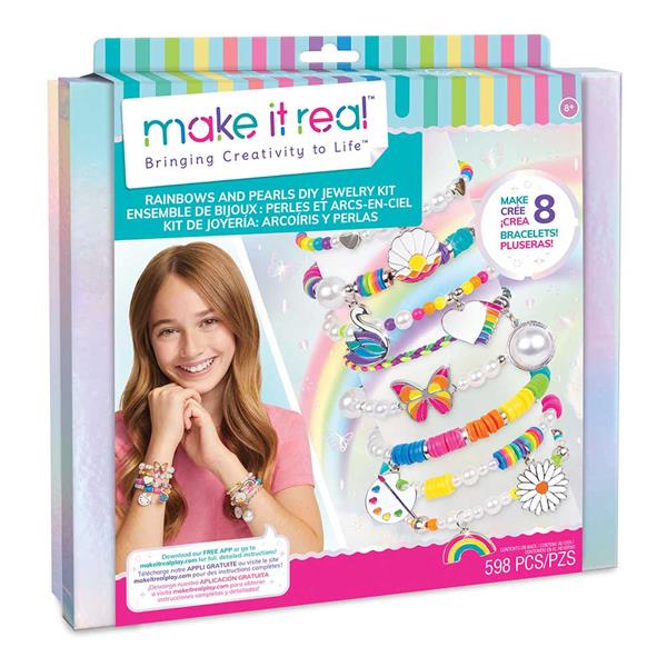 Набір для створення шарм-браслетів Make it Real Кольорова перлина 598 ел. (MR1729)