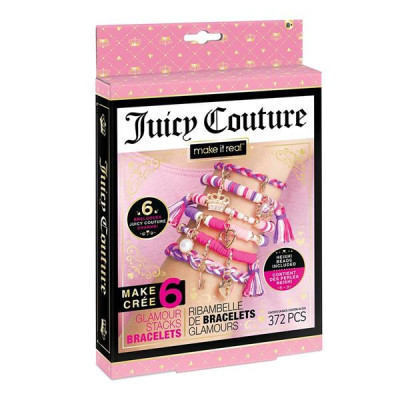 Набір для створення шарм-браслетів Make It Real Juicy Couture Гламур 372 ел. (MR4438) Набір для створення шарм-браслетів Make It Real Juicy Couture Гламур 372 ел. (MR4438)