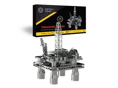 Колекційна модель-конструктор Metal Time Treasure Finder Нафтова платформа механічна (MT008) Колекційна модель-конструктор Metal Time Treasure Finder Нафтова платформа механічна (MT008)