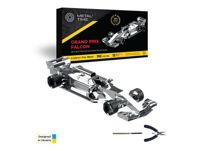 Колекційна модель-конструктор Metal Time F1 Grand Prix Falcon Формула 1 (MT035) Колекційна модель-конструктор Metal Time F1 Grand Prix Falcon Формула 1 (MT035)