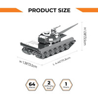 Колекційна модель-конструктор Metal Time World of Tanks танк Object 430 (MT065) Колекційна модель-конструктор Metal Time World of Tanks танк Object 430 (MT065)