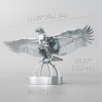 Колекцiйна модель Metal Time Unity Wings Eagle Silver Armor (MT101/READY)