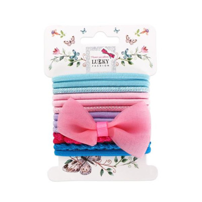 Набір дитячих резинок для волосся Lukky 13 шт. (T18591) Набір дитячих резинок для волосся Lukky 13 шт. (T18591)