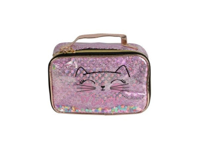 Косметичка Lukky Киця з конфеті 21x13x12 см (T21398)