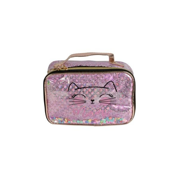 Косметичка Lukky Киця з конфеті 21x13x12 см (T21398)