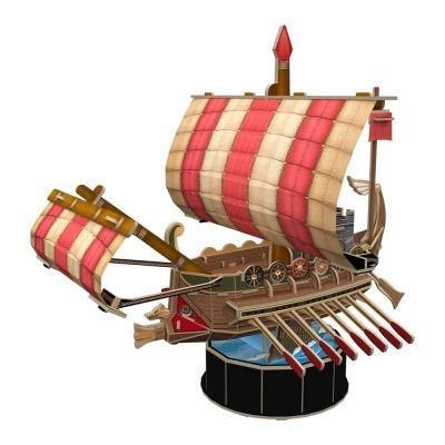 3D пазл CubicFun Римський бойовий корабель (T4032h)