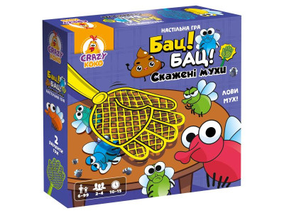 Настільна гра Vladi Toys Скажені мухи (VT8055-37) Настільна гра Vladi Toys Скажені мухи (VT8055-37)