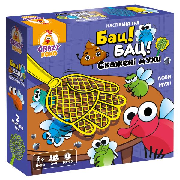 Настільна гра Vladi Toys Скажені мухи (VT8055-37) Настільна гра Vladi Toys Скажені мухи (VT8055-37)