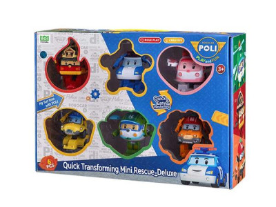 Ігровий набір Robocar Poli GoGo Мінірятівники-трансформери делюкс 6 в 1 (ZR-915) Ігровий набір Robocar Poli GoGo Мінірятівники-трансформери делюкс 6 в 1 (ZR-915)