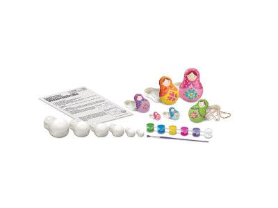 Набір для розфарбовування мінішкатулок 4M Ляльки (00-04617)