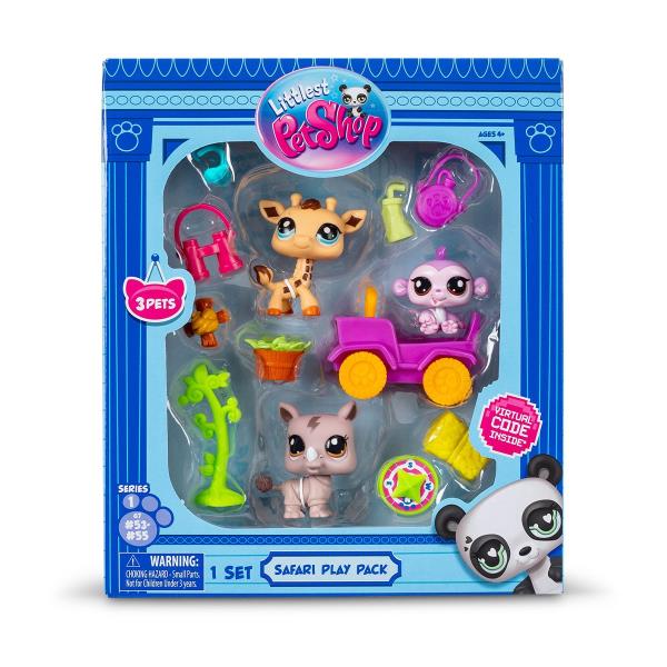 Набір фігурок Littlest Pet Shop Сафарі з аксесуарами (00524) Набір фігурок Littlest Pet Shop Сафарі з аксесуарами (00524)