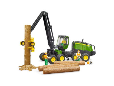 Модель Bruder Харвестер John Deere 1270G з 1 колодою 1:16 (02135) Модель Bruder Харвестер John Deere 1270G з 1 колодою 1:16 (02135)