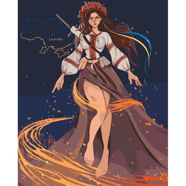 Картина за номерами ArtCraft Незламна 40х50 см (10076-AC) Картина за номерами ArtCraft Незламна 40х50 см (10076-AC)