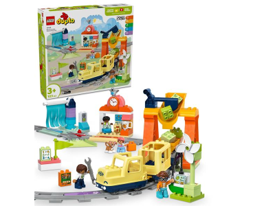 Конструктор LEGO DUPLO Town Великий інтерактивний громадський потяг 103 деталі (10428) Конструктор LEGO DUPLO Town Великий інтерактивний громадський потяг 103 деталі (10428)
