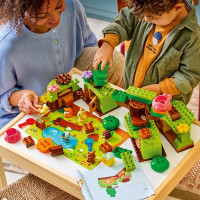 Конструктор LEGO® DUPLO® Ліс відкриттів із дикими тваринами, 131 деталь (10480)