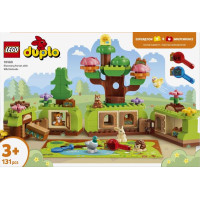 Конструктор LEGO® DUPLO® Ліс відкриттів із дикими тваринами, 131 деталь (10480)
