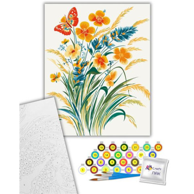 Картина за номерами ArtCraft Палітра літа 40х50 см (13148-AC)