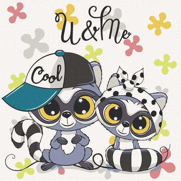 Картина за номерами ArtCraft Круті єноти 30х30 см (15535-AC)