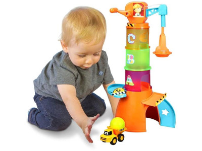 Ігровий набір Bb Junior Volvo Кран із вантажівкою (16-88605) Ігровий набір Bb Junior Volvo Кран із вантажівкою (16-88605)