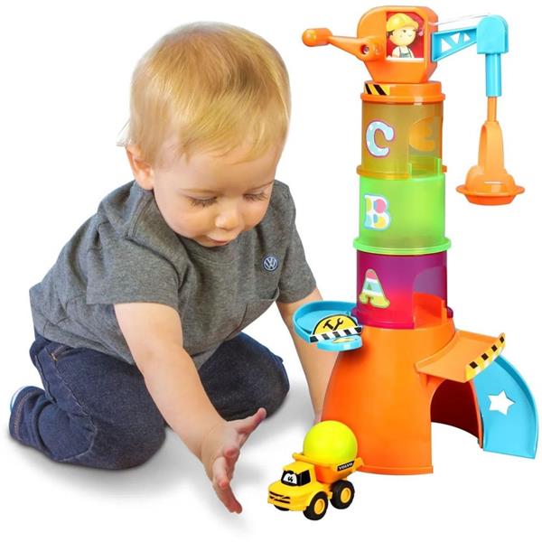 Ігровий набір Bb Junior Volvo Кран із вантажівкою (16-88605) Ігровий набір Bb Junior Volvo Кран із вантажівкою (16-88605)