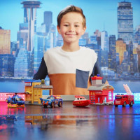 Ігровий набір Road Rippers Mini City Playsets Пожежна станція (20552)