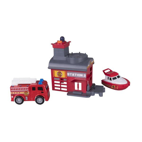 Ігровий набір Road Rippers Mini City Playsets Пожежна станція (20552)