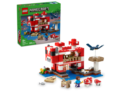 Конструктор LEGO Minecraft Грибний будинок 500 деталей (21270) Конструктор LEGO Minecraft Грибний будинок 500 деталей (21270)