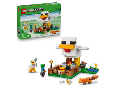 Конструктор LEGO Minecraft Куряча ферма 233 Деталі (21585)