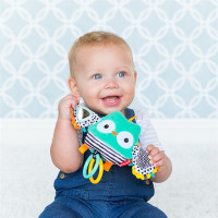 М'яка іграшка-підвіска Infantino Сова з вібрацією (216320I) М'яка іграшка-підвіска Infantino Сова з вібрацією (216320I)