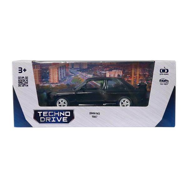 Автомодель TechnoDrive BMW M3 1987 черный (250395U)