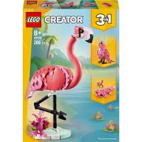 Конструктор LEGO Creator Дикі тварини рожевий фламінго 288 деталей (31170)
