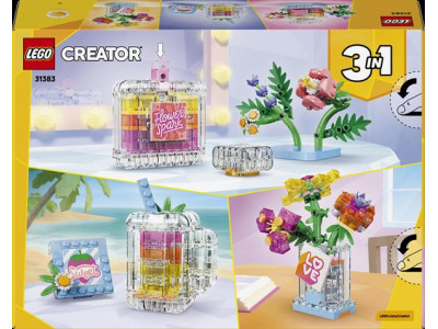 Конструктор LEGO® Creator 3 в 1 Флакон для парфумів із квітковим декором, 286 деталей (31383)