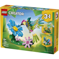Конструктор LEGO Creator Дикі тварини: барвистий колібрі 312 Деталей ( 31384 )