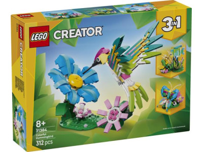 Конструктор LEGO Creator Дикі тварини: барвистий колібрі 312 Деталей ( 31384 ) Конструктор LEGO Creator Дикі тварини: барвистий колібрі 312 Деталей ( 31384 )