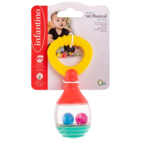 Брязкальце Infantino Маракас із прорізувачем (315259) Брязкальце Infantino Маракас із прорізувачем (315259)